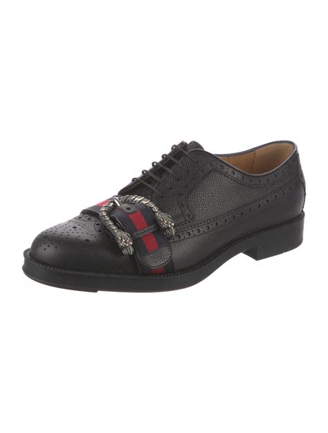 Gucci Sylvie Web Brogues 